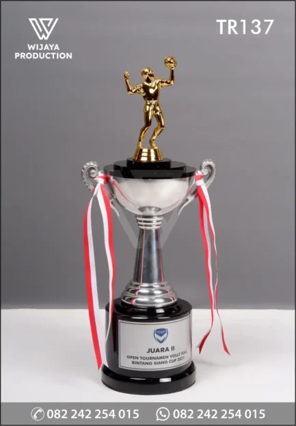 Piala Juara Open Turnamen Volly Ball Bintang Siang Cup
