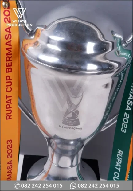 Detail Trophy Runner Up Rupat Cup Bermasa